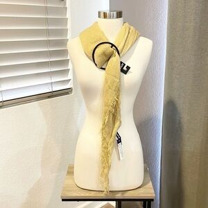 NEW Apt. 9 gold shimmer scarf
